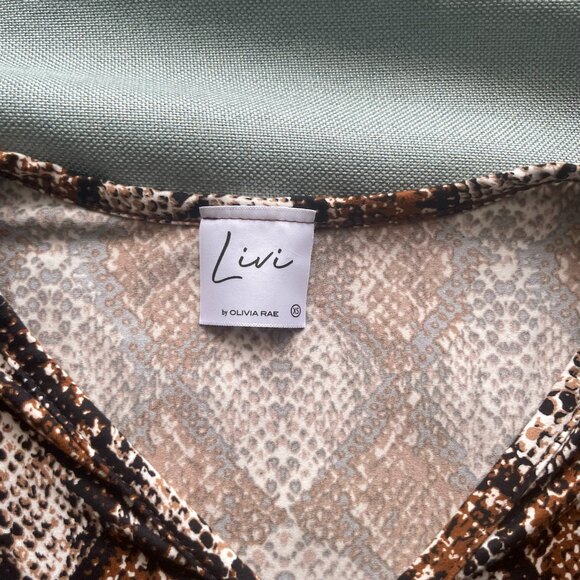 Y2K Brown Top - Picture 2 of 2